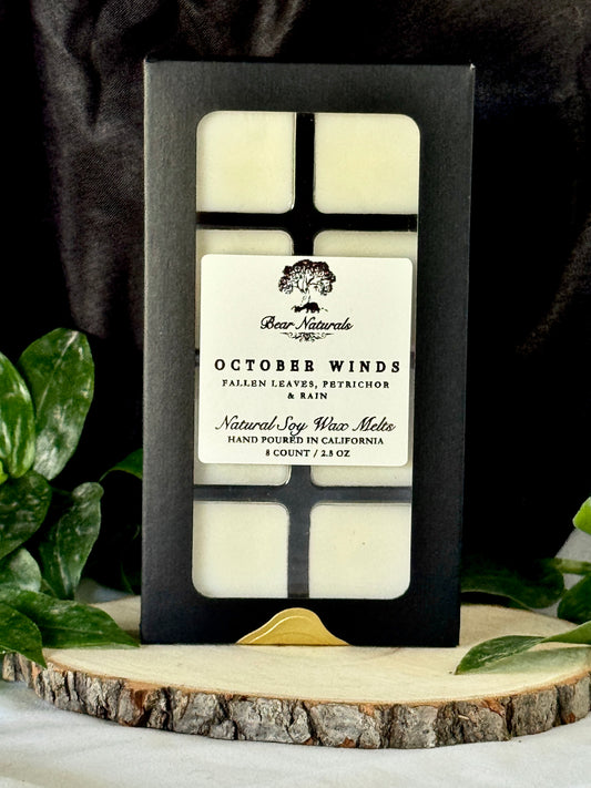 October Winds Natural Soy Scented Wax Melts