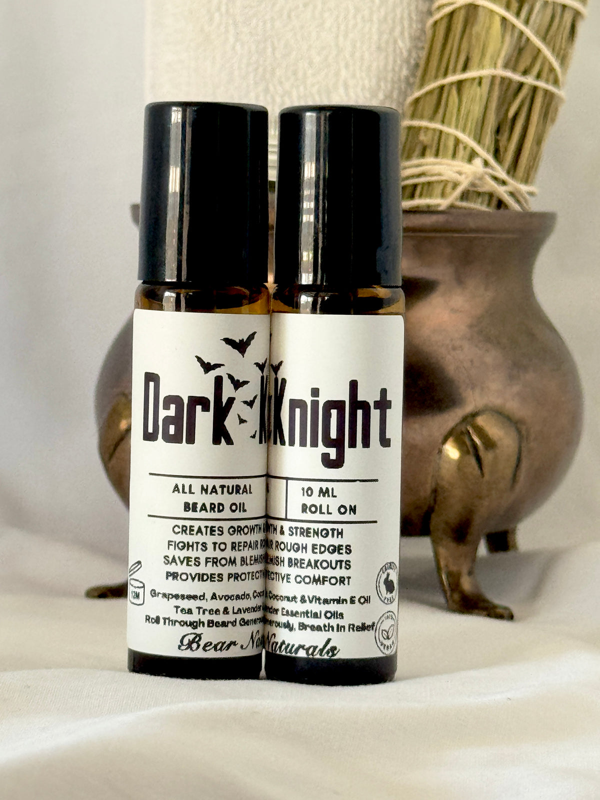 Dark Knight All Natural Beard & Face Oil – Roll-On Edition