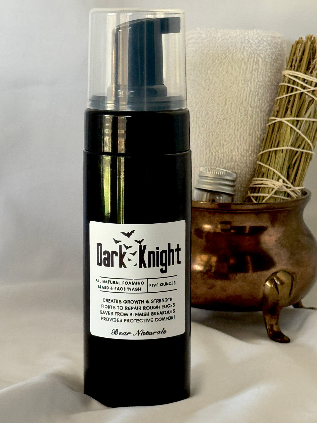 Dark Knight All Natural Foaming Beard & Face Wash