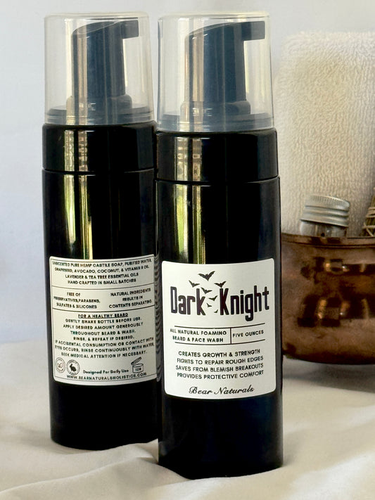 Dark Knight All Natural Foaming Beard & Face Wash